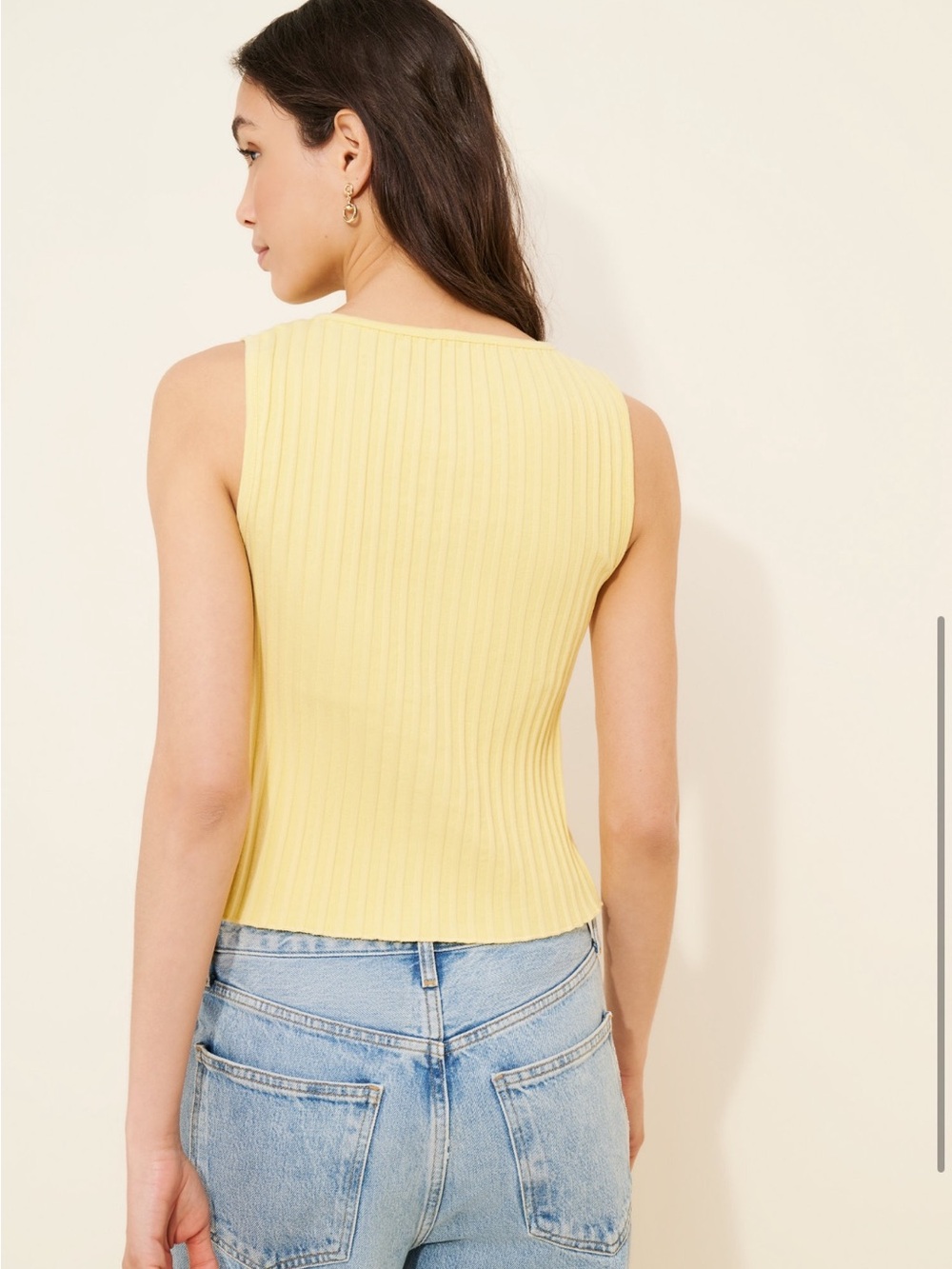 Free People Tilly Ribbed Button-Up Top - Picture 2 of 5